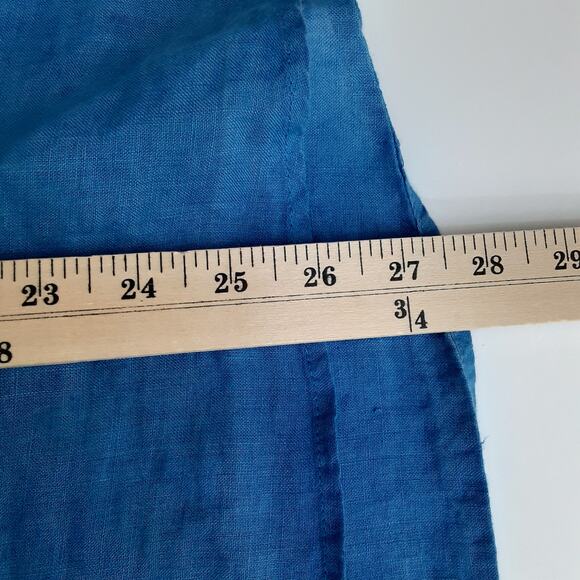 Lilly Pulitzer Breakers Row Ombré Linen Tunic Top Embroidered Womens M Resort - Picture 10 of 11